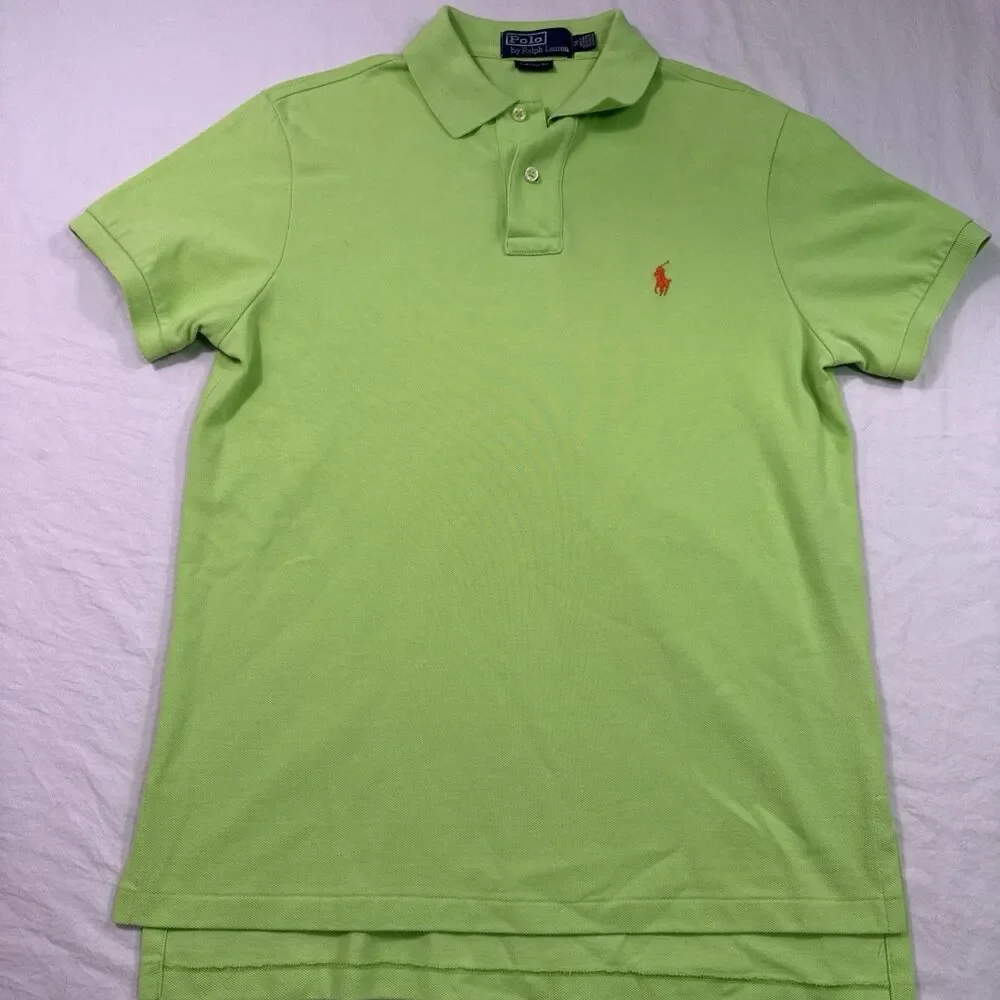 Polo Ralph Lauren Classic Fit  Pony Logo Polo Shirt Medium Lot Of 2